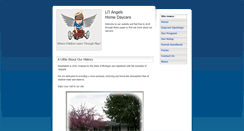 Desktop Screenshot of lilangelshomedaycare.com